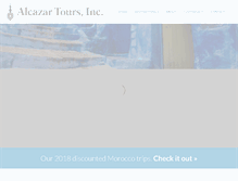 Tablet Screenshot of alcazartours.com